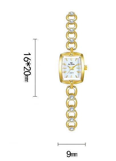 Buycenter Fashion Quartz Watch - Elegant Diamond Bracelet for Women - Buy Center