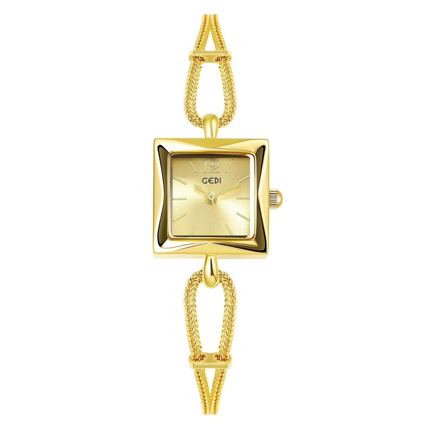 Buy Center Antique Style Square Plate Bracelet Watch - Fashion & Waterproof - Buy Center