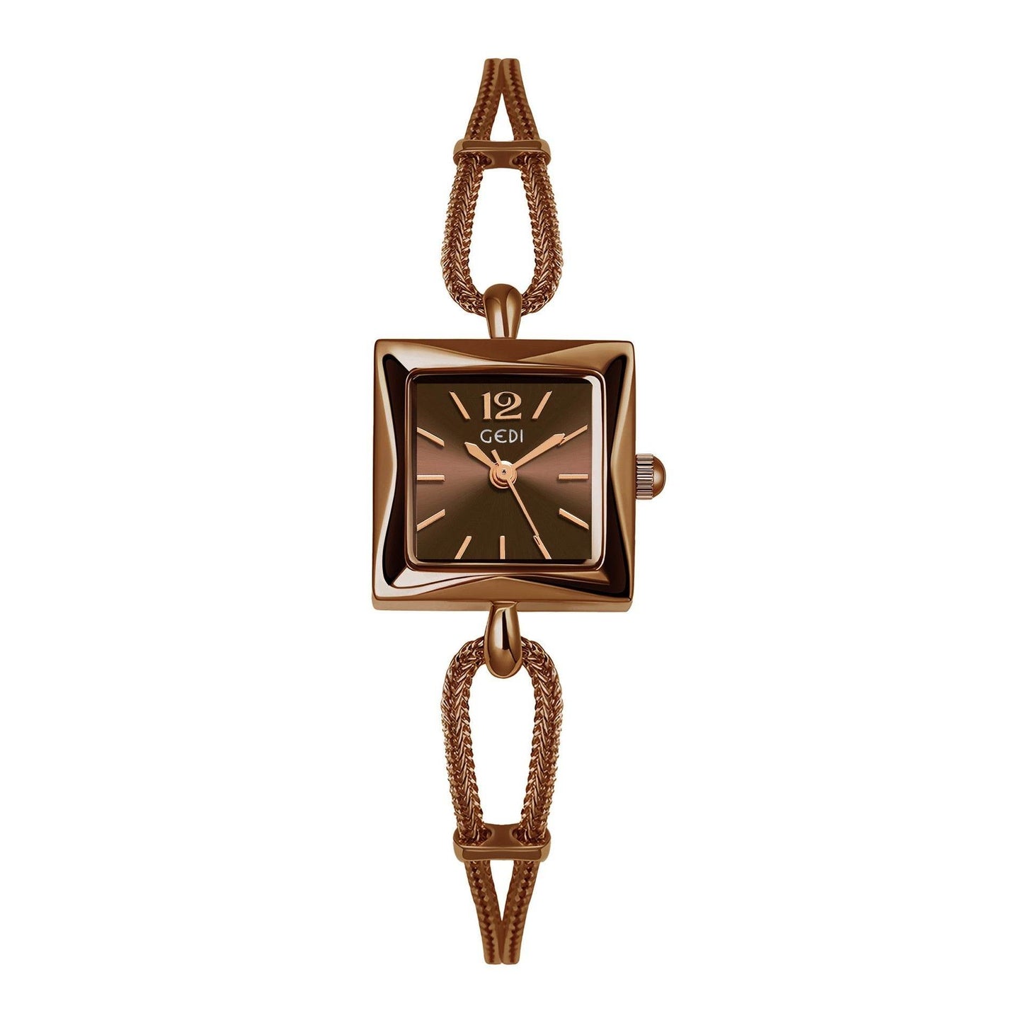 Buy Center Antique Style Square Plate Bracelet Watch - Fashion & Waterproof - Buy Center