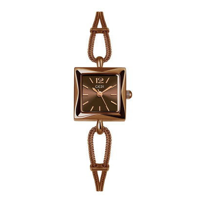 Buy Center Antique Style Square Plate Bracelet Watch - Fashion & Waterproof - Buy Center