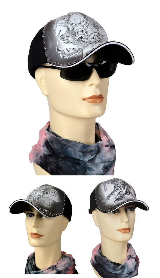 Buycenter Personalized Dragon Print Cap - Stylish Sun Protection - Buy Center