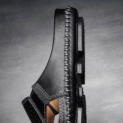 Buycenter Men's Hollow Semi-Slippers - Stylish & Breathable Comfort - Buy Center