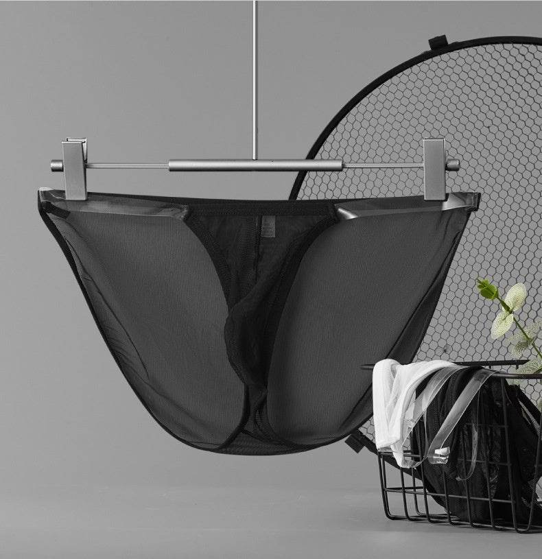 Men’s Full Mesh Transparent Briefs - Breathable Low Waist Style 2025 - Buy Center