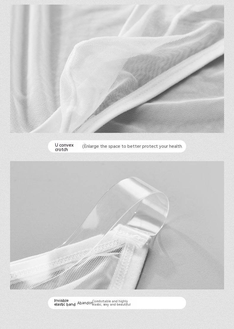 Men’s Full Mesh Transparent Briefs - Breathable Low Waist Style 2025 - Buy Center