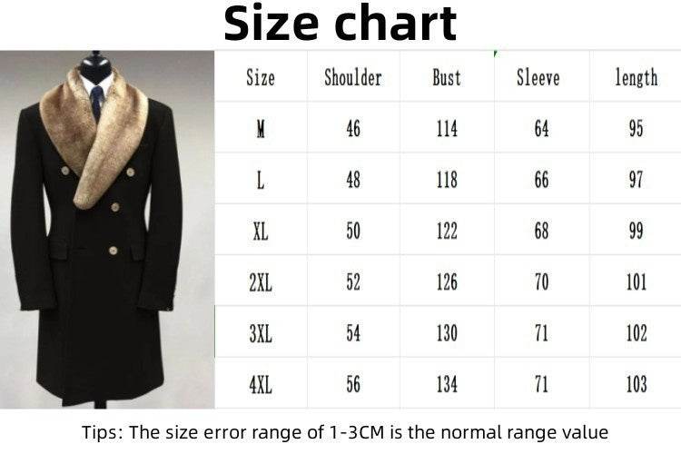 Men’s Casual Woolen Polo Coat - Slim Fit, Mid-Length & Stylish Pockets - Buy Center