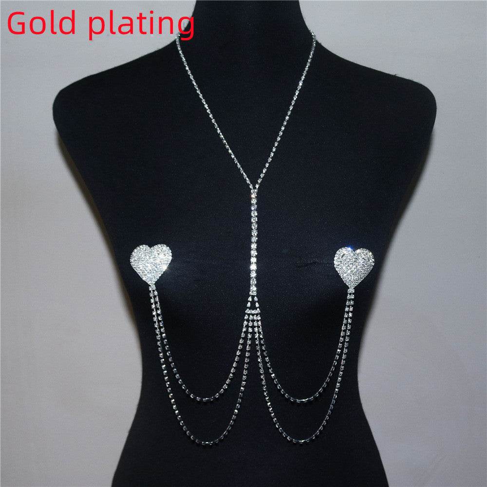 BuyCenter Heart-Shaped Body Chain - Simple Fashion Jewelry for Women - Buy Center