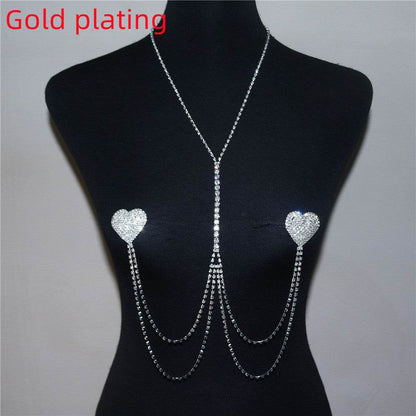 BuyCenter Heart-Shaped Body Chain - Simple Fashion Jewelry for Women - Buy Center