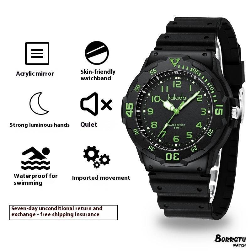 Men's Sports Luminous Quartz Watch - Stylish, Durable, 5-Year Warranty - Buy Center