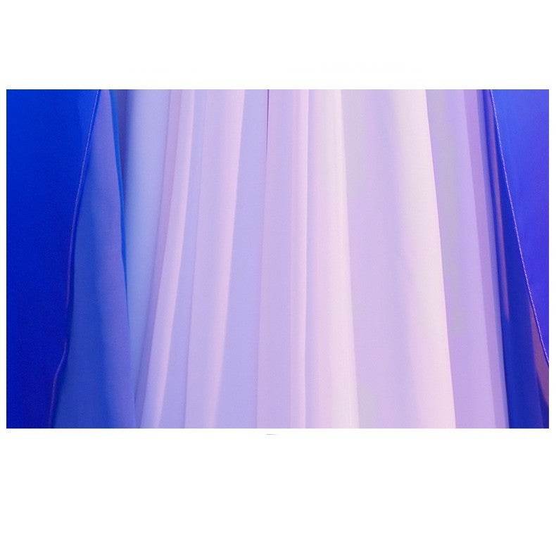 Buycenter Red Choral Dress for Song Competitions - Elegant U-Neck Style - Buy Center