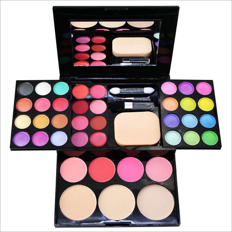 All-in-One Makeup Set for Women - Eyeshadow, Blush & Concealer Kit - Buy Center