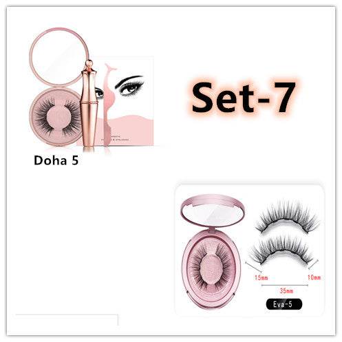 Natural Magnetic Eyeliner & False Eyelashes Set - Easy, No Glue Application - Buy Center