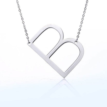 Fabulous Rose Gold Initial Letter Pendant Necklace - Premium K-Gold Design - Buy Center