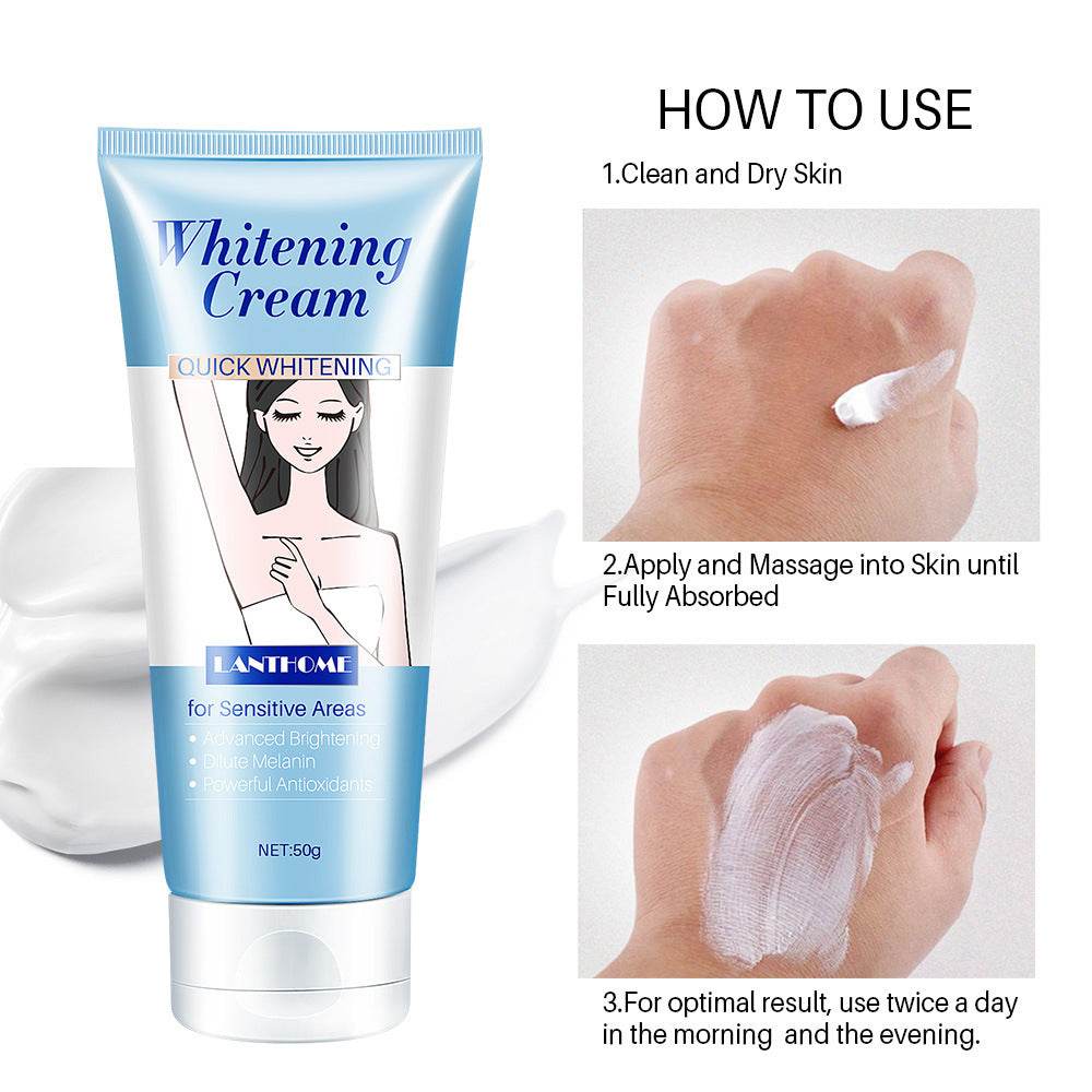 Lanthome Whitening Cream - Refreshing Moisturizing Body Care for All Skin Types - Buy Center