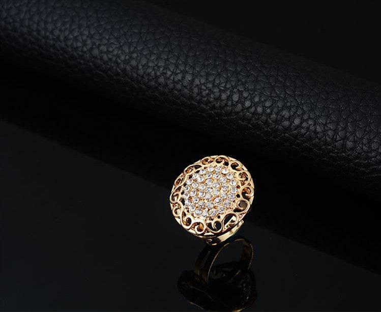 Elegant Four-Piece Fine Jewelry Set - Necklace, Earrings, and Ring 2025 - Buy Center