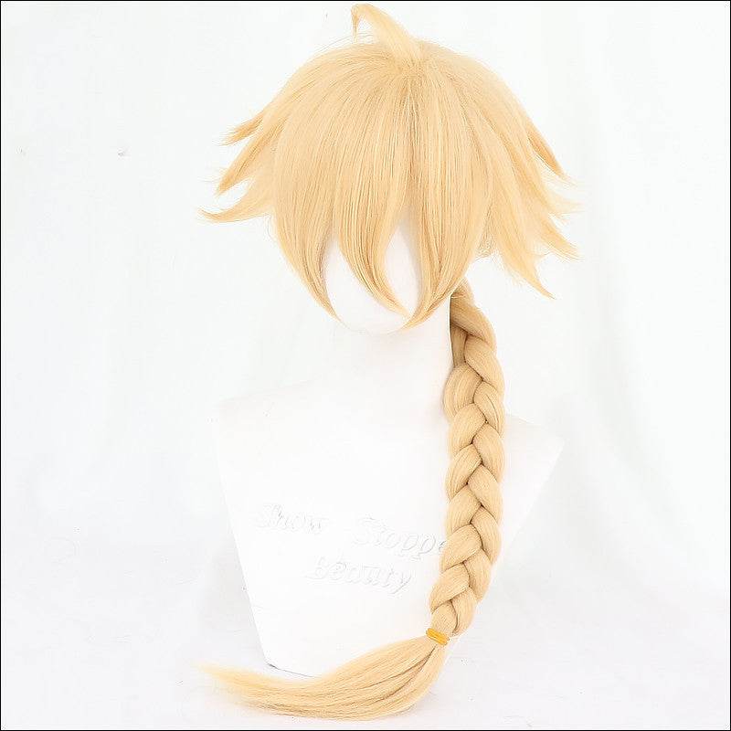 Bright Gold Cosplay Wig Traveler - Perfect for Anime Events & Parties - Buy Center