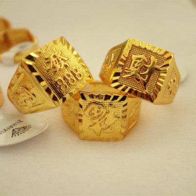 Stylish Square Men's Ring - Modern Alloy Fashion Accessory for 2025 - Buy Center