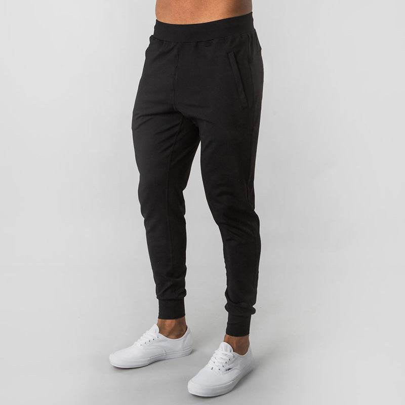 Men's Elastic Fit Sports Pants - Casual Cotton Activewear for Fitness - Buy Center