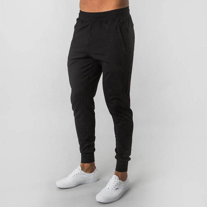 Men's Elastic Fit Sports Pants - Casual Cotton Activewear for Fitness - Buy Center