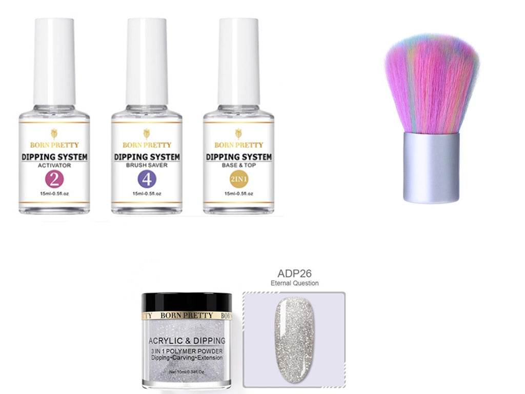 Dipping Nail Powders Set - Gradient & French Art, Long Lasting Finish - Buy Center