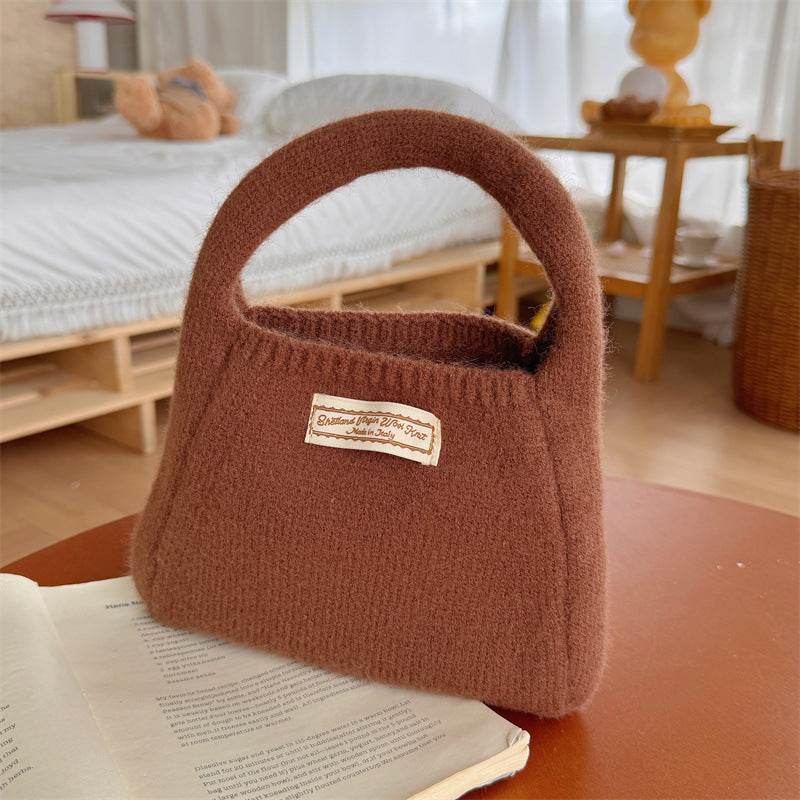 Trendy Woolen Yarn Shoulder Bag for Women - Portable & Stylish 2025 - Buy Center