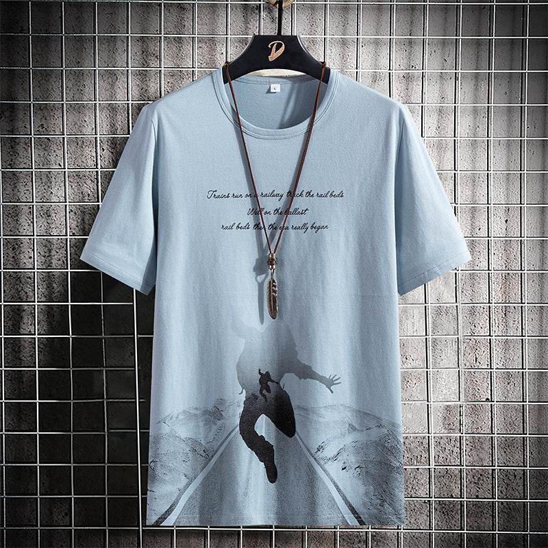 Buycenter Round Neck Casual Half Sleeve Shirt - Comfortable Cotton Fit - Buy Center