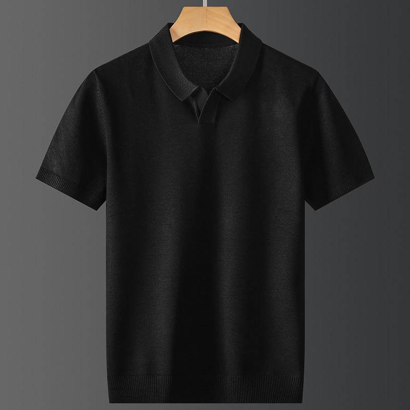 Trendy Men's Polo Shirt - Mercerized Cotton, Short Sleeve for Fall/Winter - Buy Center