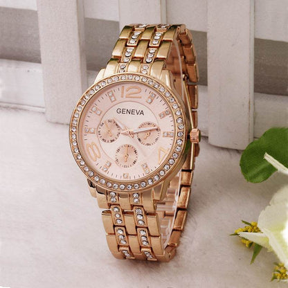 Women's Diamond Fashion Quartz Watch - Stylish and Elegant Design 2025 - Buy Center