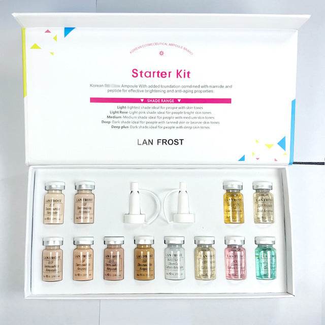 12 Vial Korean BB Cream Booster Set - Illuminate Your Skin Naturally - Buy Center