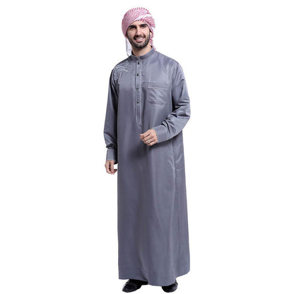Stylish Arab Men's Robe - Comfortable Polyester Fabric for Any Occasion - Buy Center
