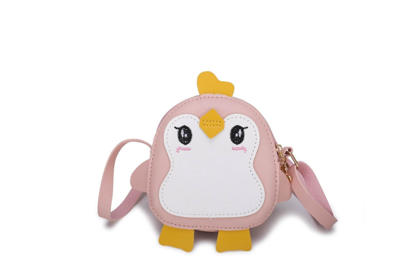 Cartoon Penguin Shoulder Bag for Kids - Soft PU, Zipper Closure Fun - Buy Center