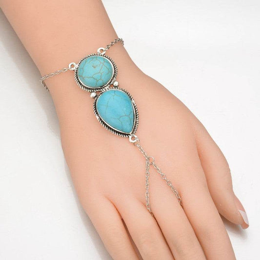 Stylish Turquoise Tassel Bracelet - Trendy European Design for 2025 - Buy Center
