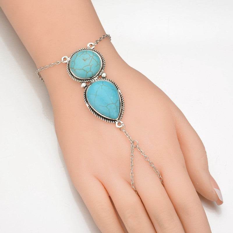Stylish Turquoise Tassel Bracelet - Trendy European Design for 2025 - Buy Center