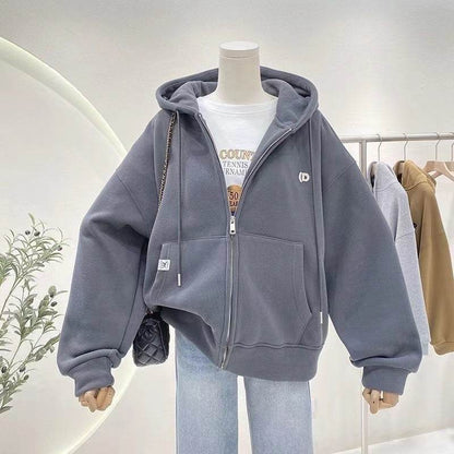 Buycenter Women's Hooded Sweater - Cozy Flannel for Autumn & Winter - Buy Center