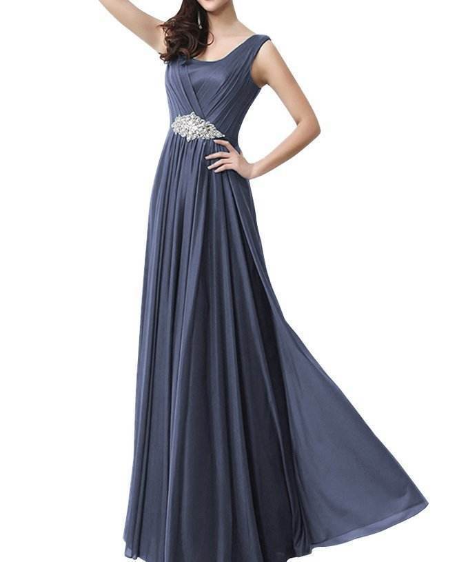 Buycenter Chiffon Bridal Gown - Elegant Evening Dress for Special Occasions - Buy Center