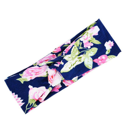 Floral Cross Hair Band - Stylish Multi-Purpose Headband for Women 2025 - Buy Center
