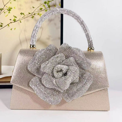Buycenter Rose Crossbody Banquet Bag - Stylish Clutch for Any Occasion - Buy Center