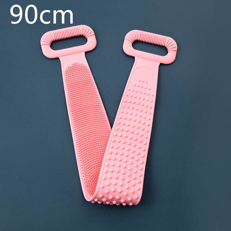 Premium Bath Towel Silicone Rubbing Back Towel - Double-Sided Comfort - Buy Center