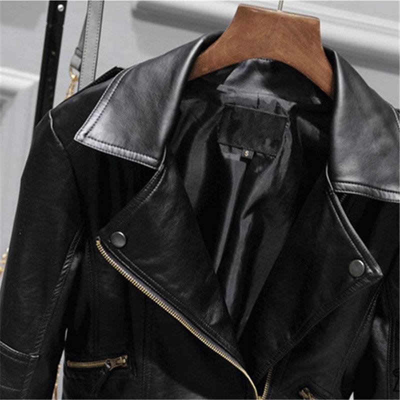 Buycenter Ladies Motorcycle Leather Jacket - Stylish & Versatile Options - Buy Center