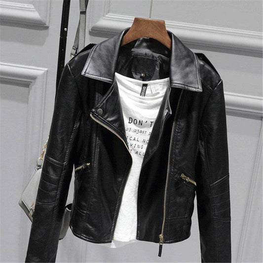 Buycenter Ladies Motorcycle Leather Jacket - Stylish & Versatile Options - Buy Center