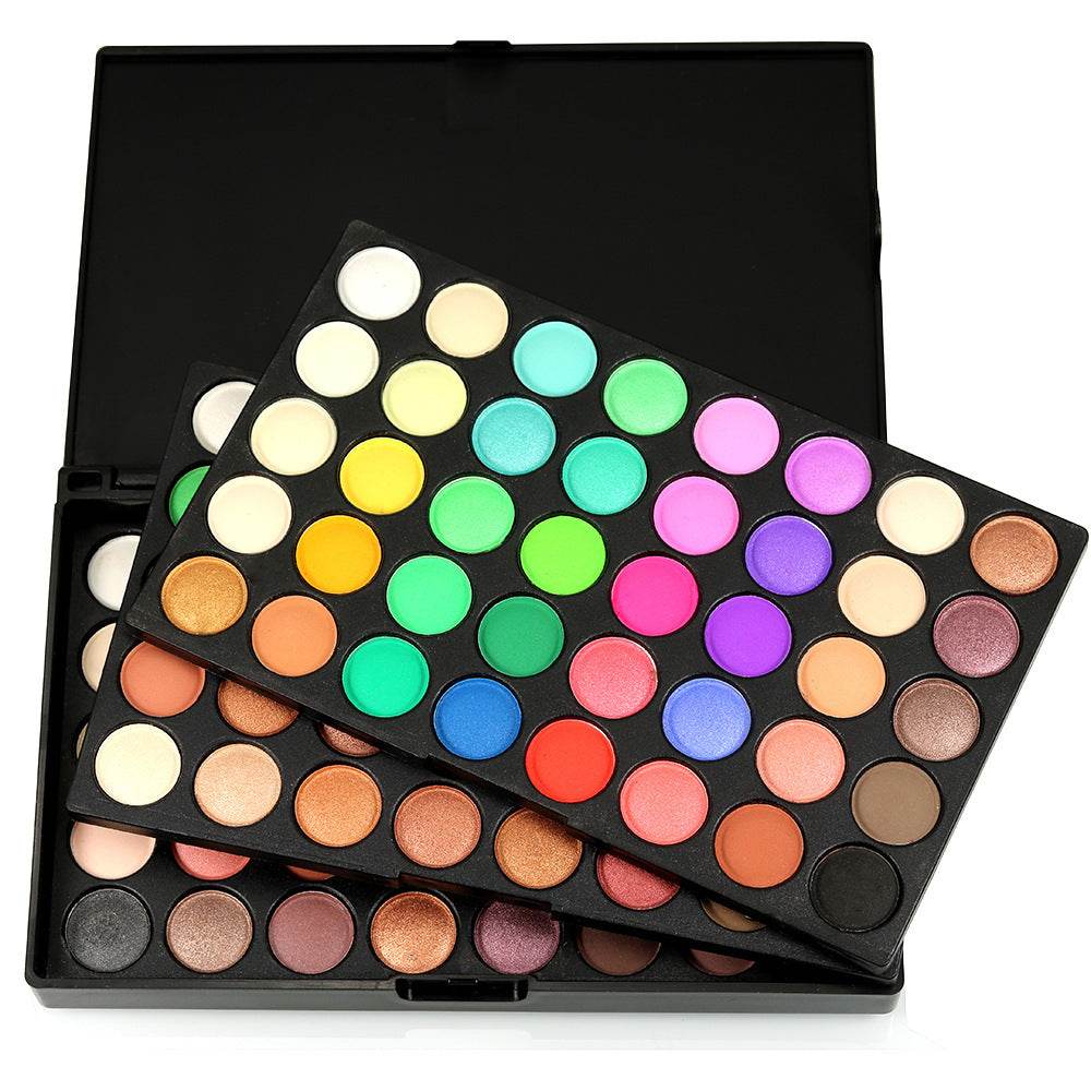 120 Colors Professional Eyeshadow Palette - Matte & Shimmer Makeup Set - Buy Center