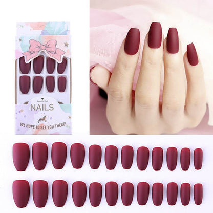 Frosted Manicure Patch - Stylish DIY Nail Stickers for Glamorous Nails - Buy Center
