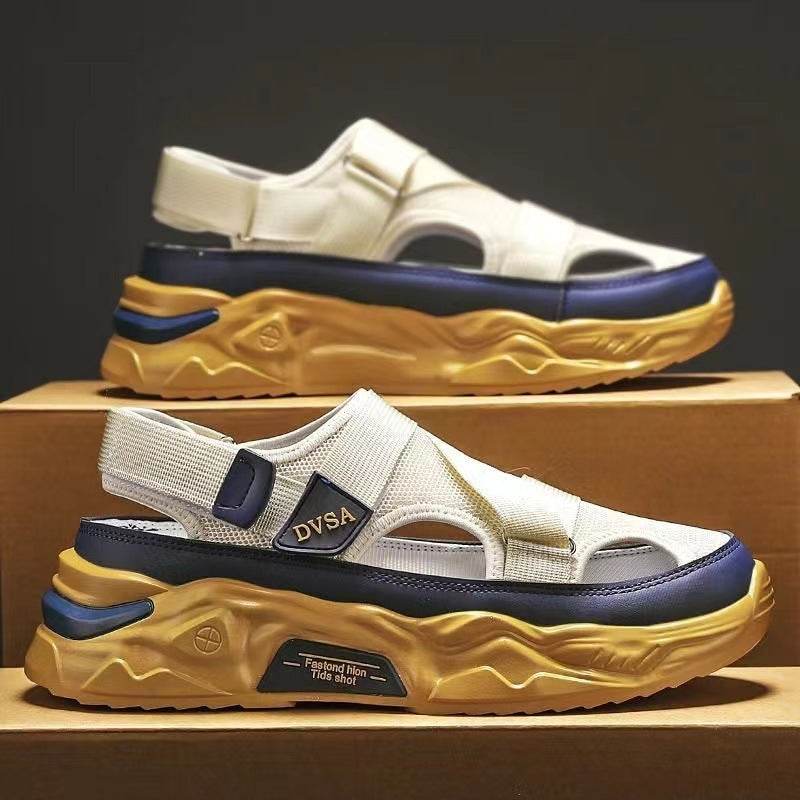 Lightweight Men's Summer Platform Sandals - Non-Slip Breathable Mesh - Buy Center