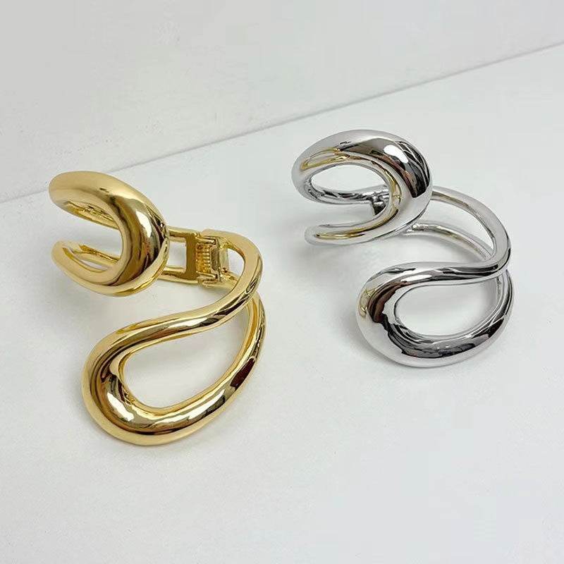 Stylish Female Metal Geometry Bracelet - Trendy Gold & Silver Designs - Buy Center