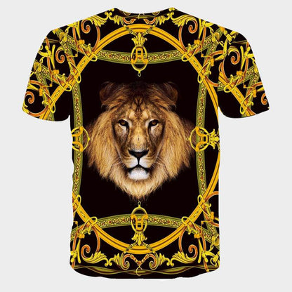 Men's 3D Striped Letter Print T-Shirt - Casual Summer Style 2025 - Buy Center