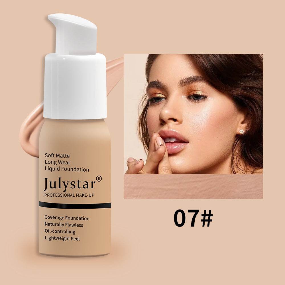 Waterproof Liquid Foundation - Long-Lasting Concealer for Flawless Skin - Buy Center