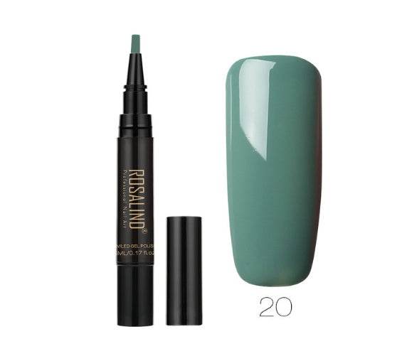 5ml Solid Color Nail Art Pen - Easy Application in 58 Vibrant Shades - Buy Center