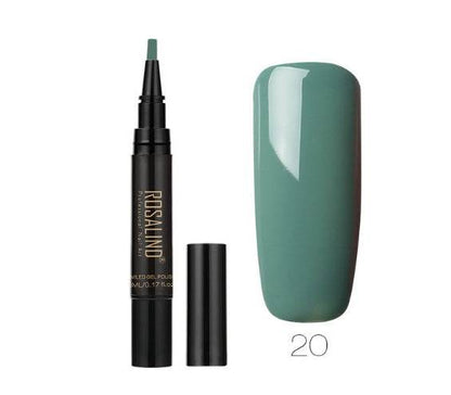 5ml Solid Color Nail Art Pen - Easy Application in 58 Vibrant Shades - Buy Center