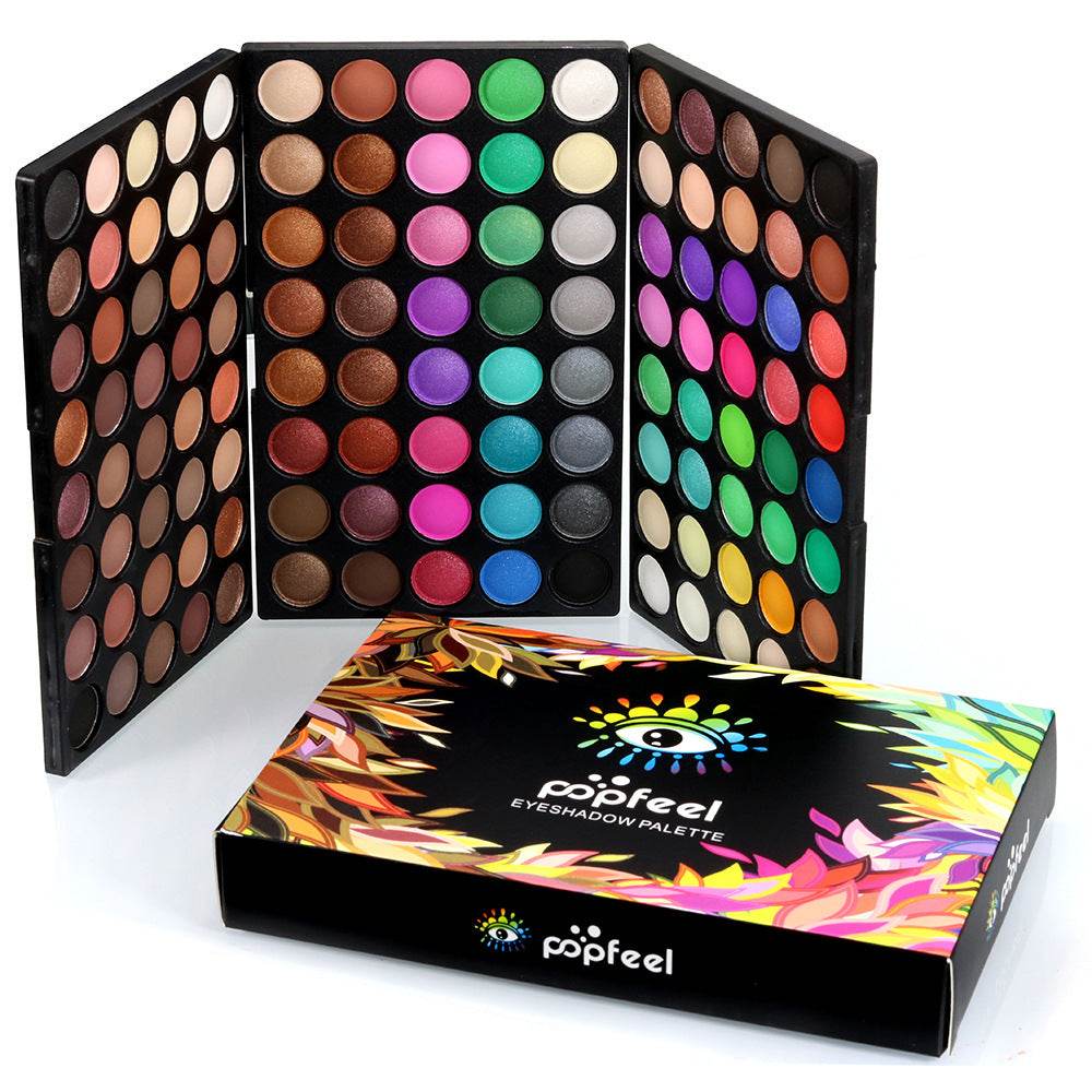 120 Colors Professional Eyeshadow Palette - Matte & Shimmer Makeup Set - Buy Center