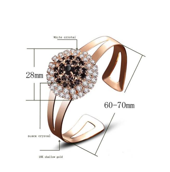 Elegant Flower Jewelry Set - Silver Necklace, Earrings, Ring & Bracelet - Buy Center