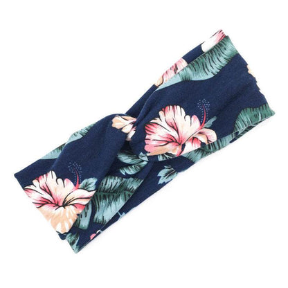 Floral Cross Hair Band - Stylish Multi-Purpose Headband for Women 2025 - Buy Center